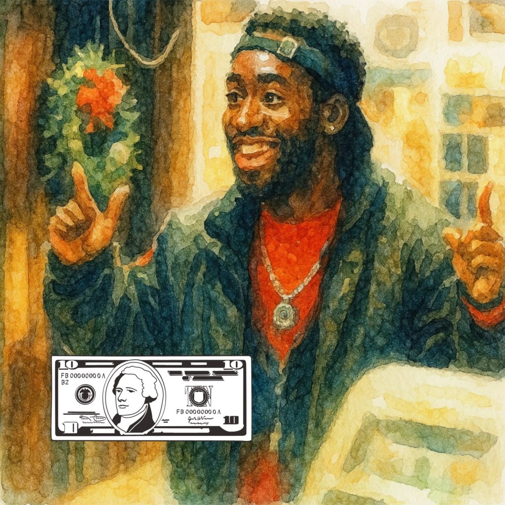 天使のくれた時間 10ドルのシーンとは