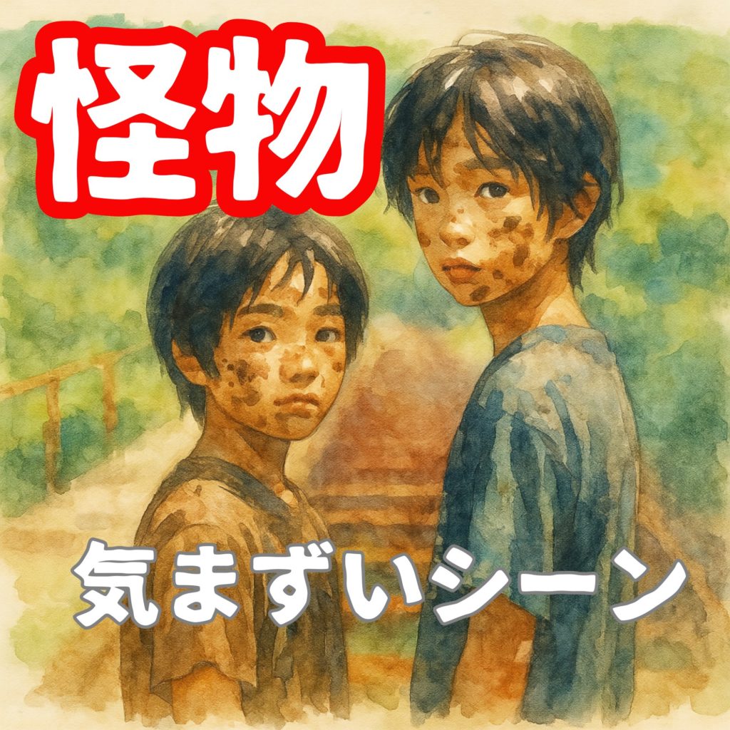 怪物 映画 気まずいシーンとグロい描写が示すラストの真実