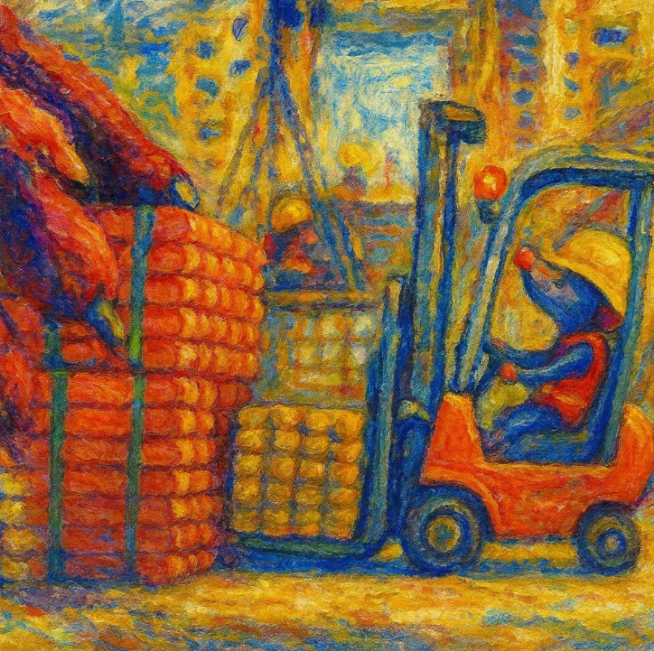 建設作業員へアイスの棒を転売