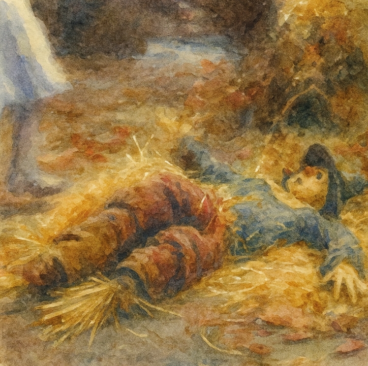 体がバラバラになるカカシ