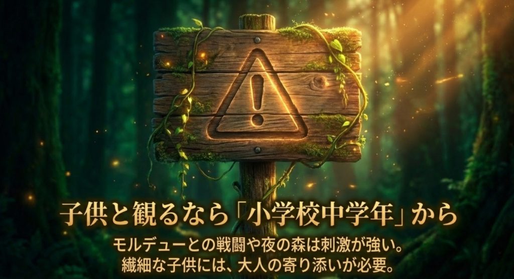 怖いシーンや演出は子供でも大丈夫？