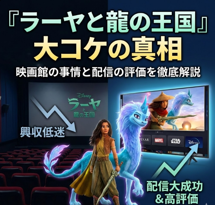 『ラーヤと龍の王国』大コケの真相は？興行収入と評価を解説