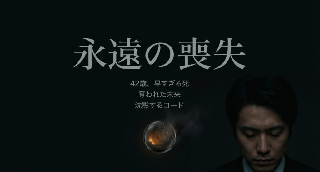 早すぎる死因を示す画像。